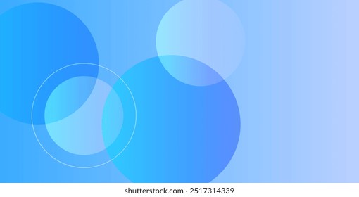 Blue circle background featuring a gradient color scheme and decorative elements. Ideal for modern, stylish designs with a focus on color transitions and visual appeal.