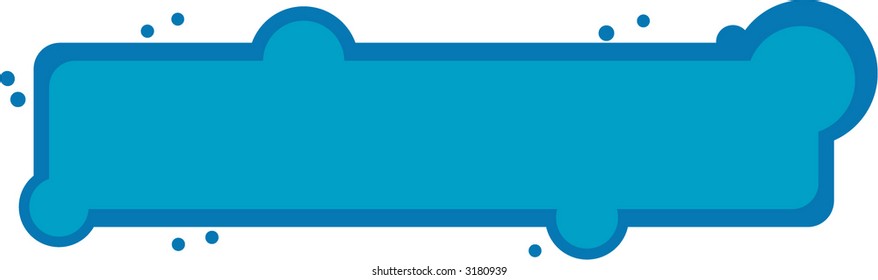 Blue Circle Banner Stock Vector (Royalty Free) 3180939 | Shutterstock