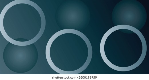 blue  circle banner background. Vector abstract graphic design banner pattern background template.