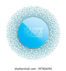 Blue circle color design