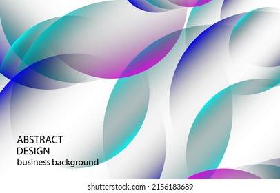blue circle design Abstract blue and purple, vector gradient circles for business background cards and wallpaper
