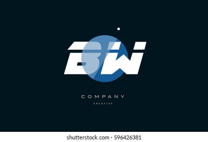 blue circle dot big font alphabet company letter logo white design vector icon template bw b w