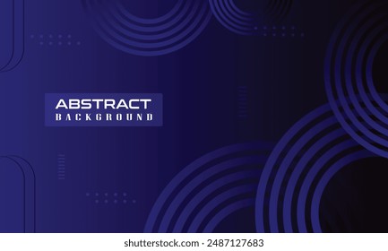 Blue Circle Geometric Curve Lines Frame Abstract Background for futuristic banner, cover, poster