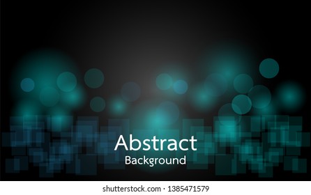 Blue Circle gradient on black background with rectangular background made of textures.