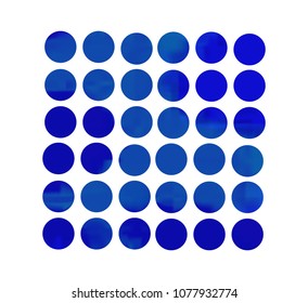 Blue circle gradient set with modern abstract backgrounds. Colorful fluid covers for calendar, brochure, invitation, cards. Template with round gradient set for screens and mobile app.