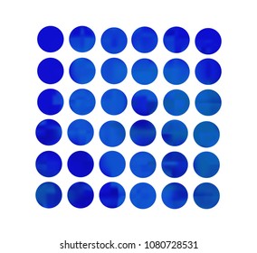 Blue circle gradient set with modern abstract backgrounds. Colorful fluid covers for calendar, brochure, invitation, cards. Template with round gradient set for screens and mobile app.