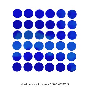 Blue circle gradient set with modern abstract backgrounds. Colorful fluid covers for calendar, brochure, invitation, cards. Template with round gradient set for screens and mobile app.
