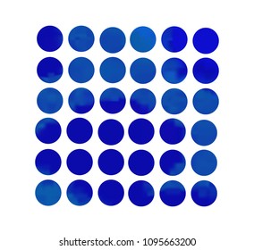 Blue circle gradient set with modern abstract backgrounds. Colorful fluid covers for calendar, brochure, invitation, cards. Template with round gradient set for screens and mobile app.