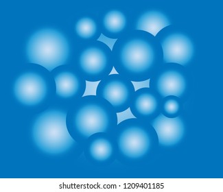 Blue circle graphic