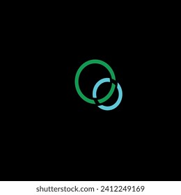 blue circle inside green circle