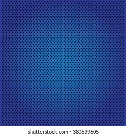 Blue circle mesh pattern background texture vector illustration.