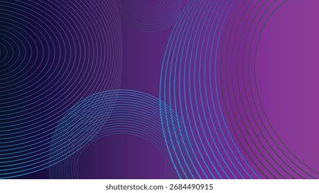 blue circle pattern background vector