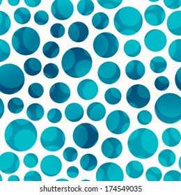 blue circle seamless texture