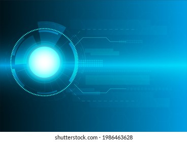 Abstraktes Konzept für abstrakte Technologie, Vektorhintergrund und leuchtendes Licht mit einigen Elementen dieses Bildes 