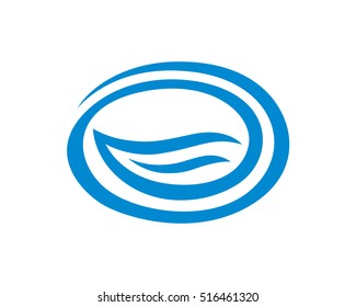 Blue Circle Wave Symbol Stock Vector (Royalty Free) 516461320 ...