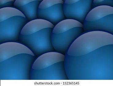 blue circles as abstract background