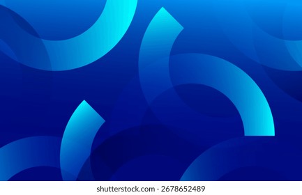 Círculos azules de fondo abstracto. Vector Eps10
