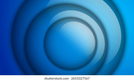 azul círculos fundo abstrato com luz. fundos, gráficos da web, materiais de branding, e projetos artísticos.