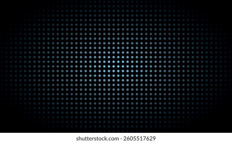 Blue circles abstract black background