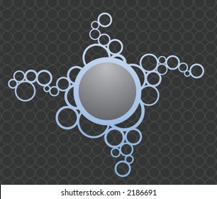 blue circles background