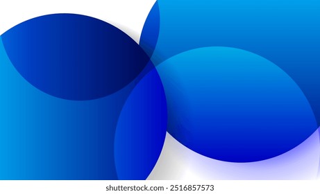 blue circles background for banner, poster, web, presentation, cover.