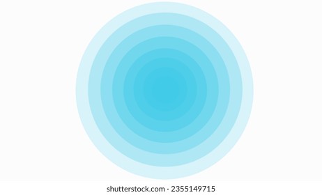 Blue circles and white background