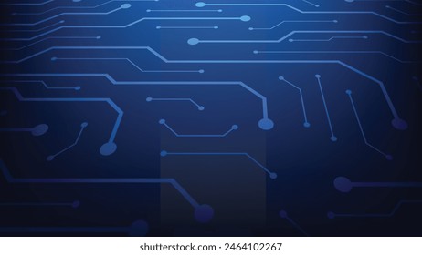 blue circuit board background. futuristic design element