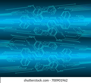 blue circuit board vector background, vector