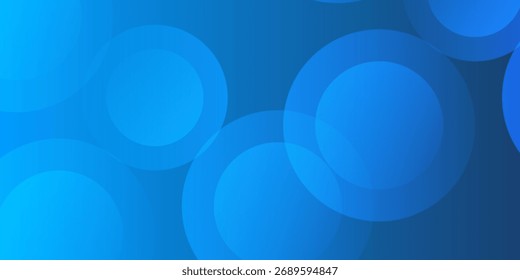 Blue Circular Abstract Background With Bold Gradients For Modern Web And Design Projects