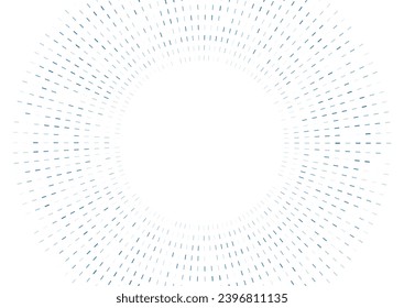 Líneas de puntos circulares azules de fondo geométrico abstracto. Diseño de vectores