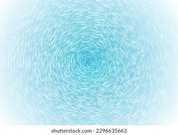 Blue circular lines abstract hi-tech geometry background. Vector design