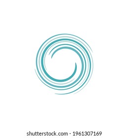 Blue circular Soul. Minimal modern logo for any company