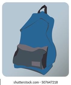 blue city backpack