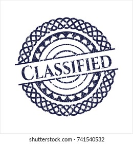 Blue Classified rubber seal