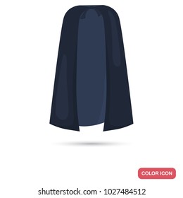 Blue Cloak color flat icon
