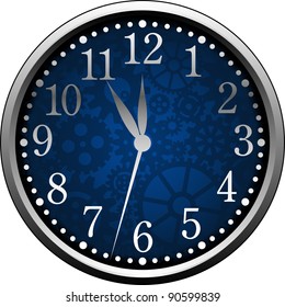 Blue Clock