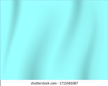 Abstrakter blauer Stoffhintergrund mit sanften Wellen, grafische Illustration