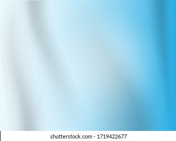 Blue cloth background abstract with soft waves, graphic illustration