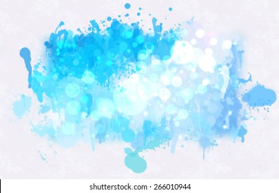 Blue cloud brush strokes background. Vector version - Powered by Shutterstock - Get 15% off with code: PIKWIZARD15