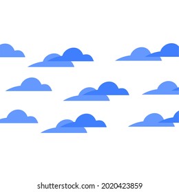 blue cloud collection background image