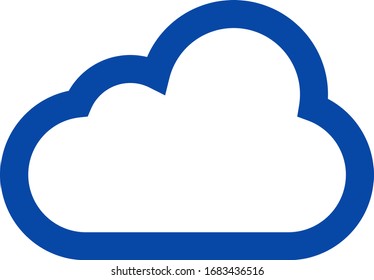 Blue Cloud For General Vector