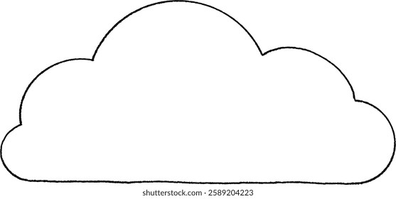 blue cloud illustration, perfect for dreamy sky designs.