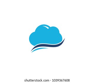 Blue cloud logo