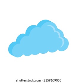 Blaue Wolkendecke