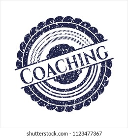 Blue Coaching distressed rubber seal