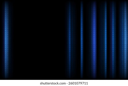 Blue code vertically on a dark digital backdrop. network security internet. - Powered by Shutterstock - Get 15% off with code: PIKWIZARD15