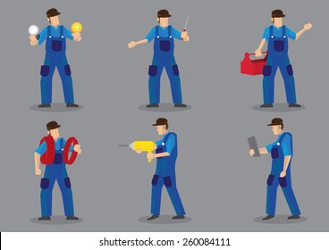 Blue Collar Worker Cartoon Images Stock Photos Vectors Shutterstock