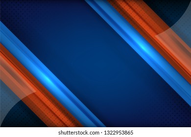 blue color abstract background design with stripes and dots texture for web, advertising, media and presentation concepts, vector illustration