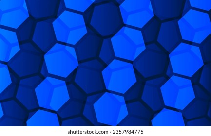 Abstraktes, blaues Hintergrunddesign 