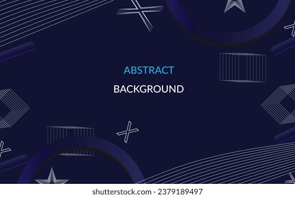 Blue color Abstract Background design with geometric and gradient.Modern colorful wavy background design vector background illustration. Futuristic technology concept. Suit for poster,cover,banner